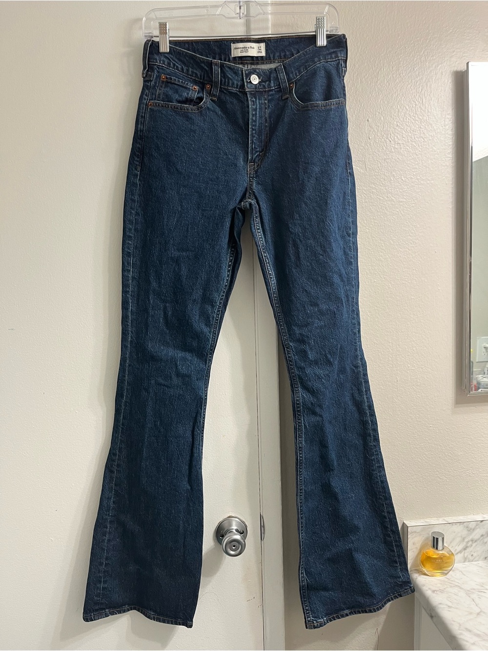 Abercrombie & Fitch Dark Blue Bootcut Jeans